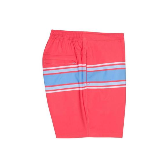 NEW GEN TEAL men's sandbar swim trunks in stripe - Picture 2 of 2